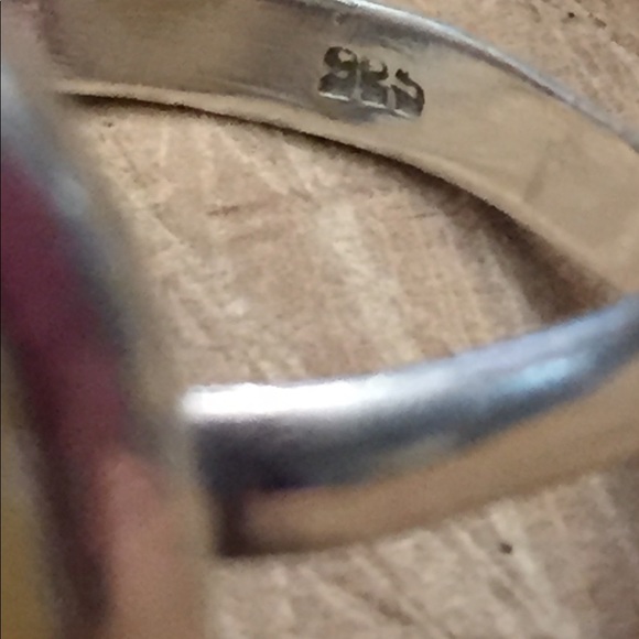 Quartz Cabochon 925 sterling silver ring - Picture 3 of 5